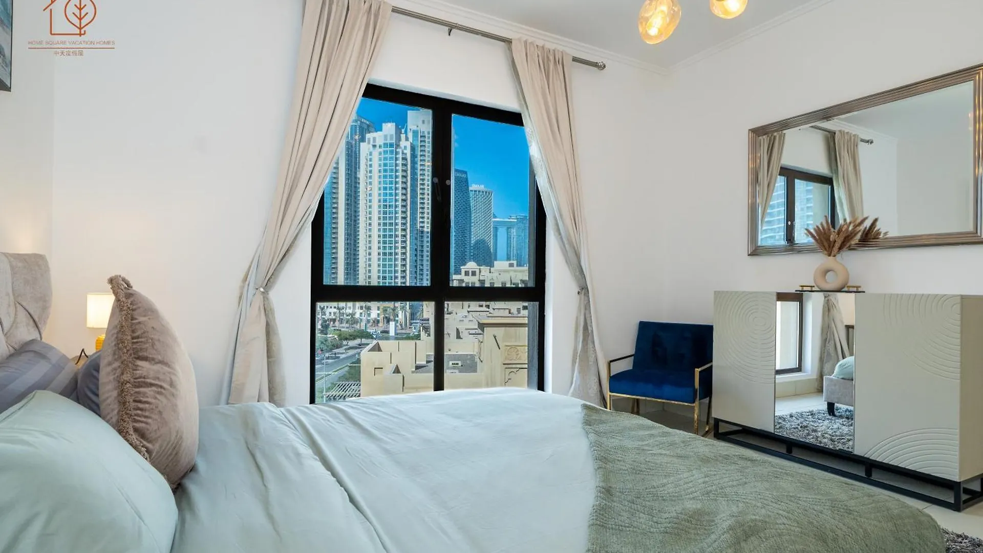 Cozy Old Town 2-Bed Apartment With Burj Khalifa Views 202Rh-2 ドバイ