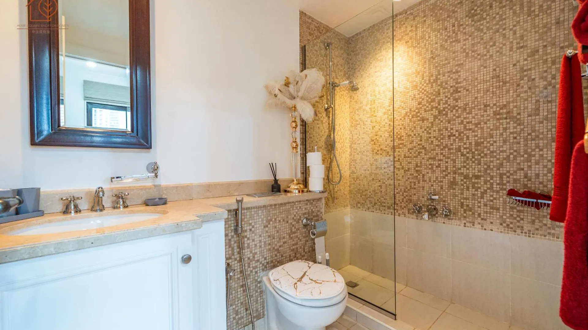 Cozy Old Town 2-Bed Apartment With Burj Khalifa Views 202Rh-2 ドバイ アラブ首長国連邦